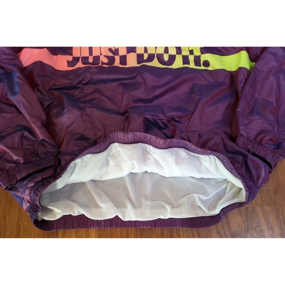 Vintage Y2K Nike Sportswear Windbreaker Top Women XS Purple Half Zip DA2328-597 - Picture 11 of 14